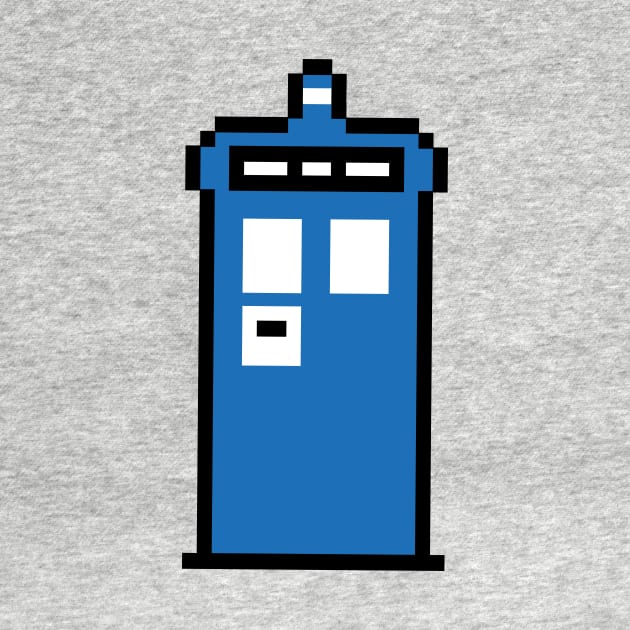 8Bit Tardis by BrayInk